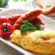 朝食に✿チーズ香る簡単オムレツ♪