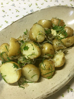 簡単!新じゃが&じゃこの大葉和え-レシピのメイン写真