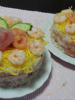 ★CAKEちらし寿司★-レシピのメイン写真