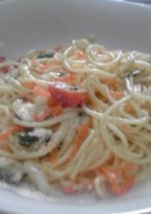 チーズと野菜の冷製パスタ★レモン風味-レシピのメイン写真
