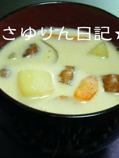 濃厚でまろやか~★味噌入り豆乳スープ-レシピのメイン写真