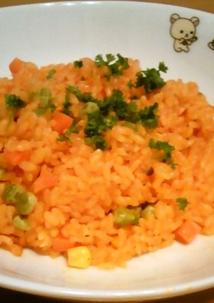 ☆簡単☆野菜ジュースでヘルシーライス♪-レシピのメイン写真