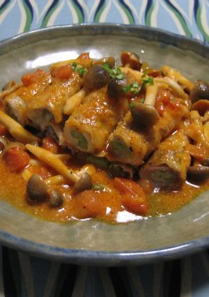 豚肉のアスパラチーズ巻き☆ジュース煮込み-レシピのメイン写真