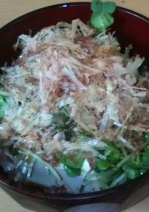 簡単★お豆腐のかいわれ大根乗せ-レシピのメイン写真