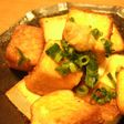ビールにピッタリ☆にんにく風味の厚揚げ