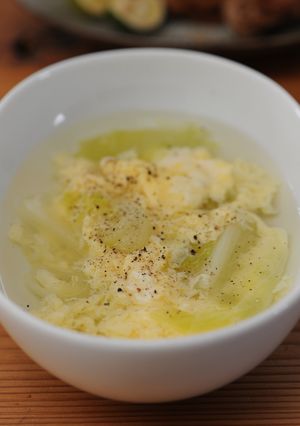レタスと卵の簡単さっぱりスープ-レシピのメイン写真