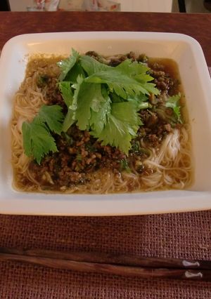 セロリでエスニックそうめん-レシピのメイン写真