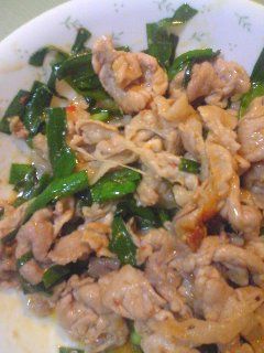 ブタにら豆板醤-レシピのメイン写真