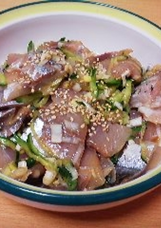 アジのネギ生姜ダレ和え-レシピのメイン写真