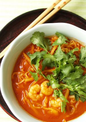 1日分の野菜の酸辣スープラーメン-レシピのメイン写真