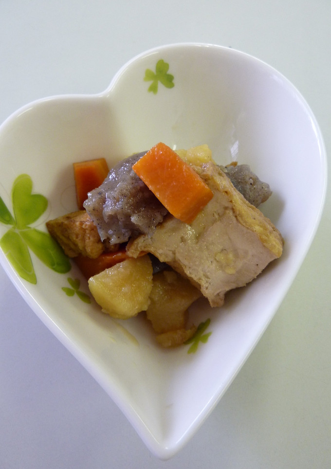 母の味　じゃがいもと厚揚げの煮物　-レシピのメイン写真