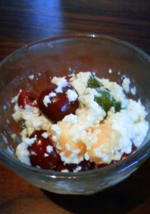 beauty朝ご飯！フルーツ白和え-レシピのメイン写真