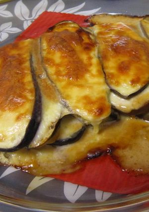 夏のおつまみ☆なすの重ね焼き-レシピのメイン写真