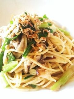わけぎの和風パスタ-レシピのメイン写真