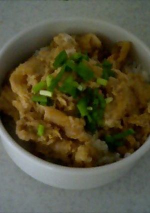 鶏の皮サッパリ柚胡椒親子どん-レシピのメイン写真