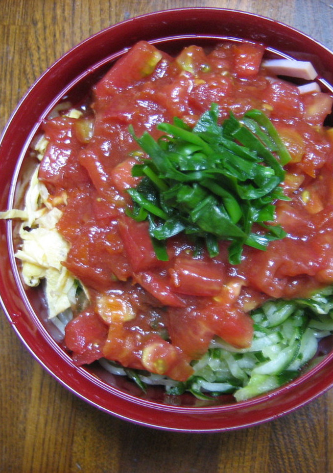 トマトの冷やし中華-レシピのメイン写真