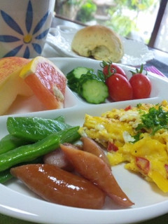 彼と食べたい朝御飯☆ワンプレート☆-レシピのメイン写真