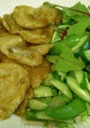 カフェ風♪豚肉の生姜焼き-レシピのメイン写真
