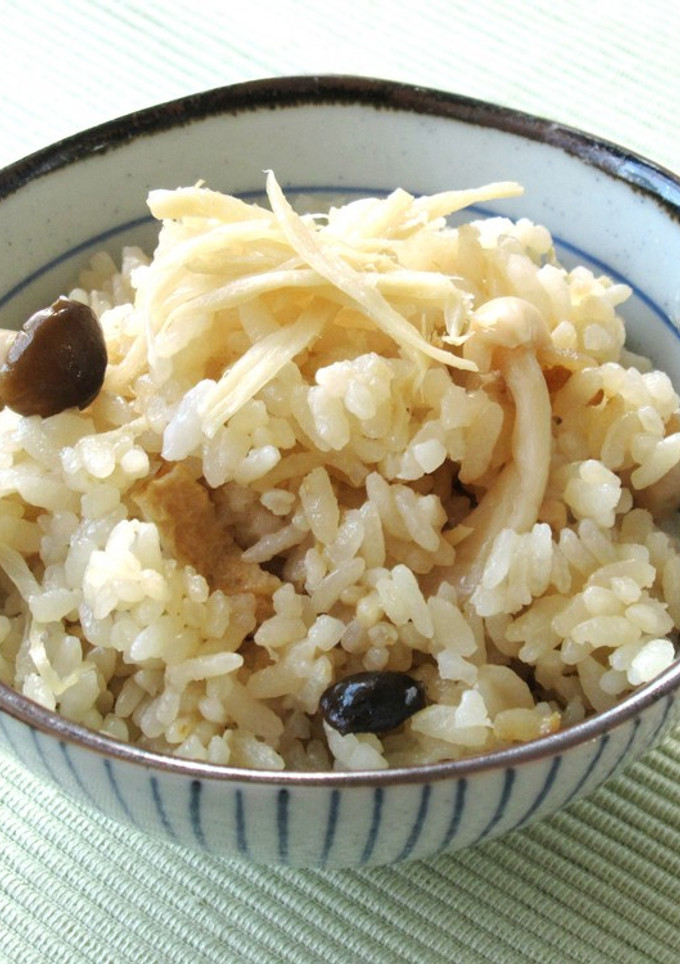 新しょうが香る★きのこ炊き込みご飯-レシピのメイン写真