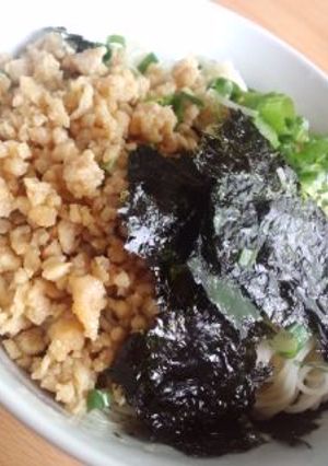 そぼろそうめん-レシピのメイン写真