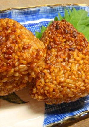 生姜が効いてる焼きおにぎり♪-レシピのメイン写真