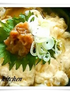 フワッと卵のさっぱり梅うどん-レシピのメイン写真
