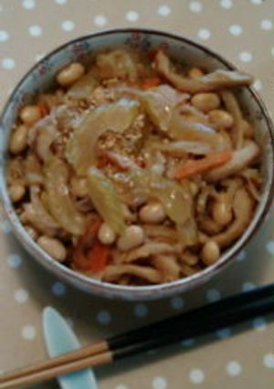 食物繊維たっぷり切干大根とセロリの煮物-レシピのメイン写真