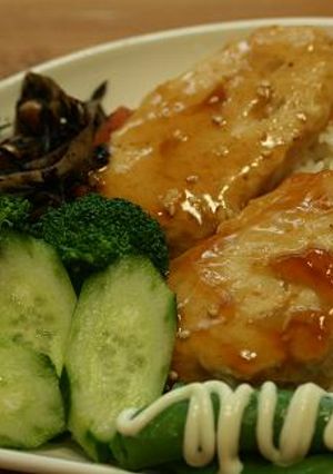 簡単やわらか鶏バーグ-レシピのメイン写真