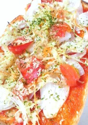 サラダdeピザパン-レシピのメイン写真