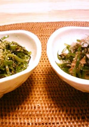 ひじきと切り昆布を2つの味で♪-レシピのメイン写真