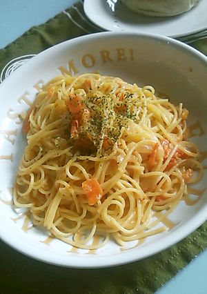 簡単！トマトクリームパスタ-レシピのメイン写真