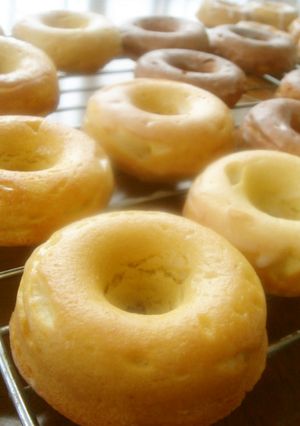 混ぜるだけ❁しっとり米粉入り焼きドーナツ-レシピのメイン写真