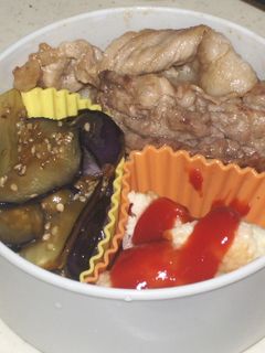 お弁当にあと1品 なすだけの甘辛炒め☆-レシピのメイン写真