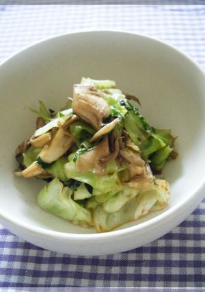 キャベツと舞茸♡大葉風味♡-レシピのメイン写真