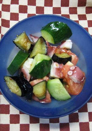 夏野菜で★簡単ゴロゴロサラダ-レシピのメイン写真