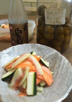 スイカのへたの梅酢ハニー漬け-レシピのメイン写真