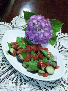 ☆蒸しなすのイタリアン風☆-レシピのメイン写真