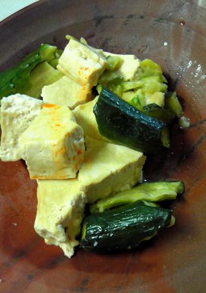 きゅうりと豆腐のラー油煮-レシピのメイン写真