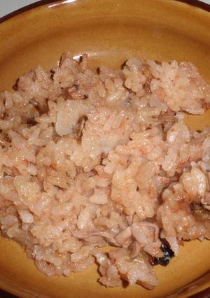 節約！いか塩辛炊き込みご飯～洋の巻～-レシピのメイン写真