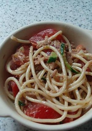 冷たいパスタ-レシピのメイン写真