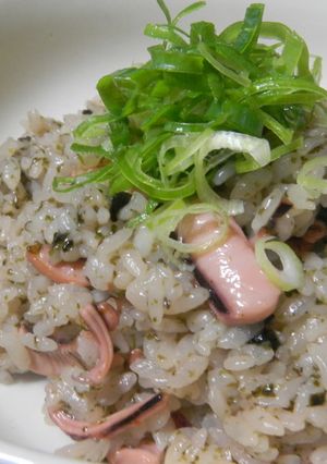 いかの塩辛炒飯-レシピのメイン写真
