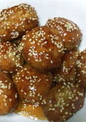 *レンコン入り肉団子*-レシピのメイン写真