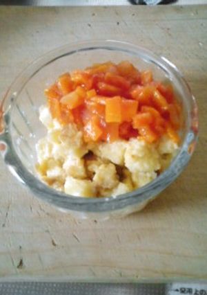 離乳食～パンプディング風-レシピのメイン写真