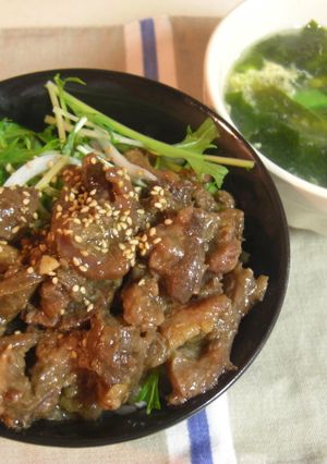 牛すじ丼-レシピのメイン写真
