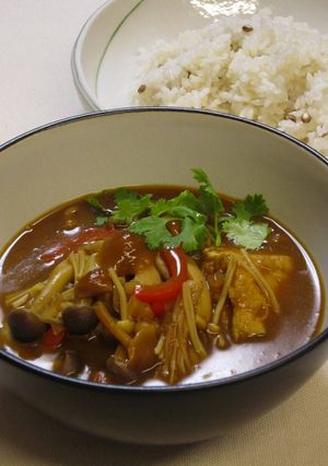 スパイシー☆きのこのスープカレー-レシピのメイン写真
