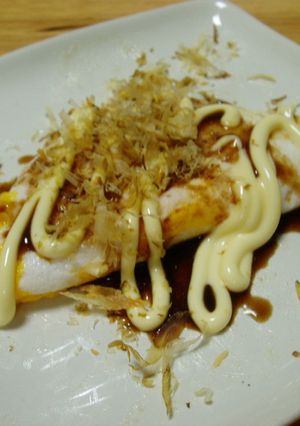 朝食にも♪簡単♪オムレツをお好み焼き味で-レシピのメイン写真