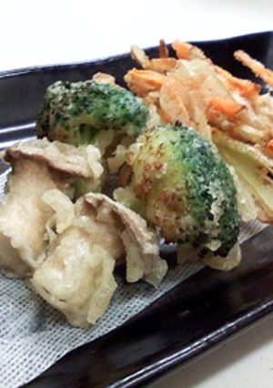 エリンギとブロッコリーの天ぷら　（3種）-レシピのメイン写真