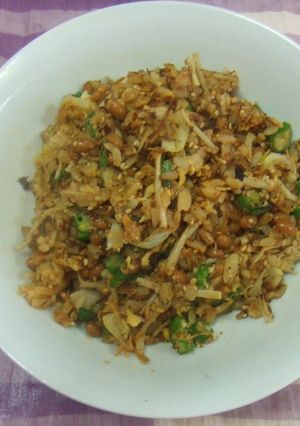 暑さに負けない為の★ねばねば焼き飯★-レシピのメイン写真