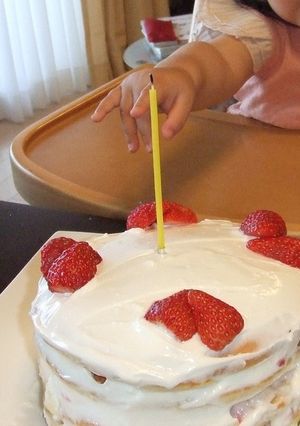 １歳☆初めてのバースデーケーキ-レシピのメイン写真