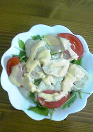 鶏胸肉の冷しゃぶサラダ-レシピのメイン写真
